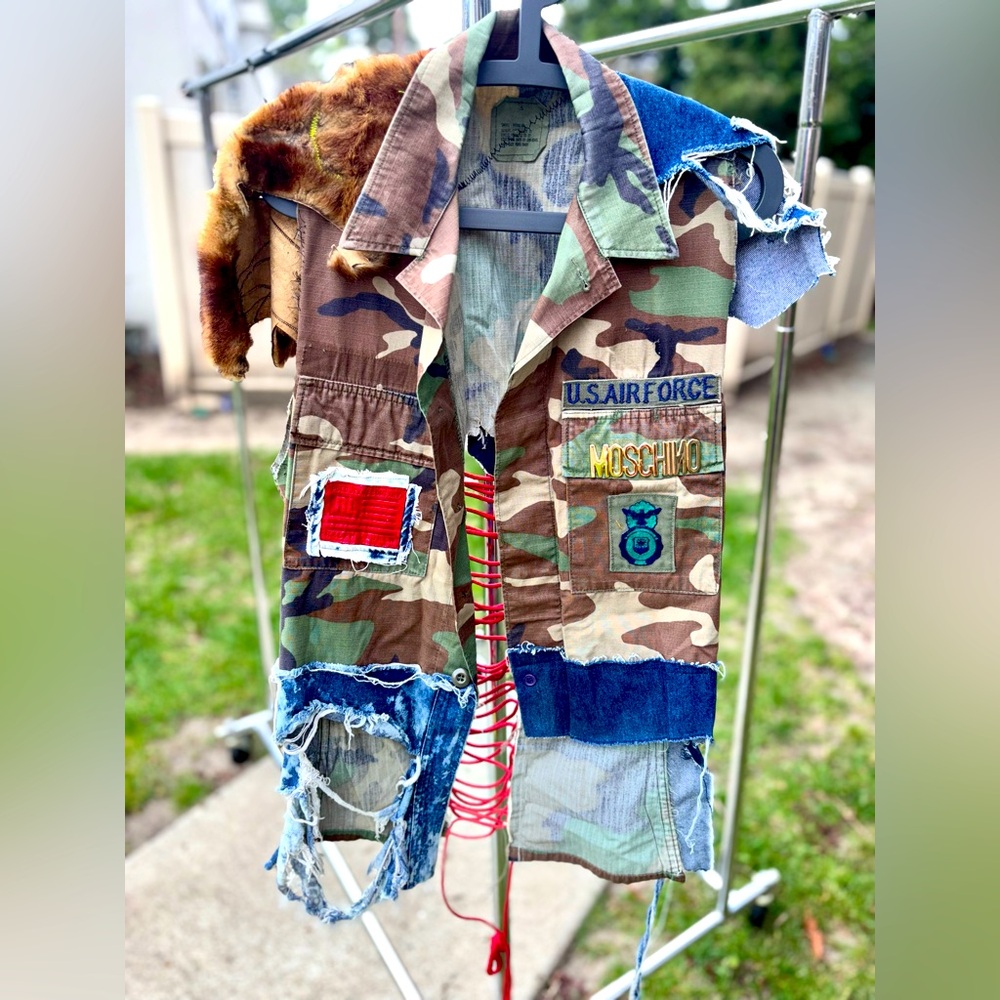 Camouflage custom vest size men’s small